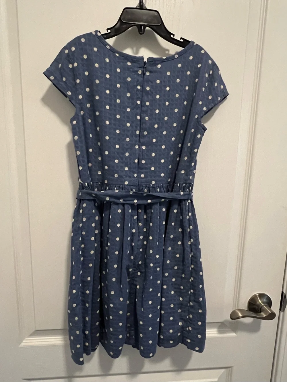 GAPKids' Blue Polka Dot Belted Dress